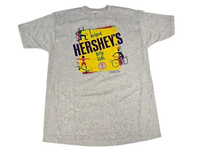 Camisa De Colección 1994 Hershey's Chocolate Caridad Promo Puntada Única XL Hecha en EE. UU. Foto 1 de 4