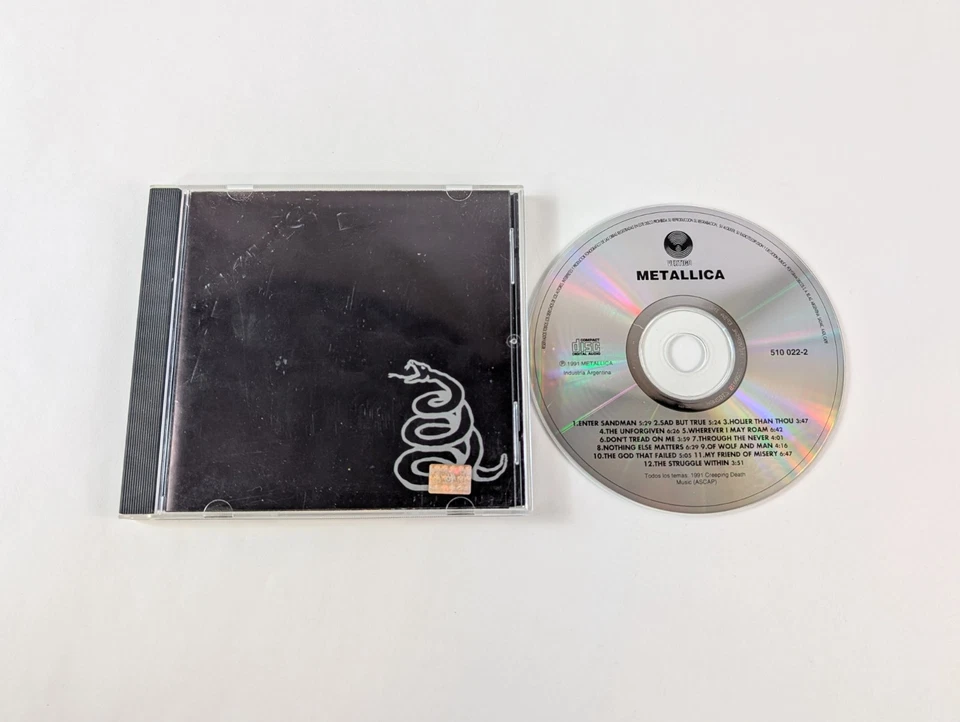 Metallica Self Titled Black Album 1991 Vertigo Records Argentina Import Foto 1 de 4