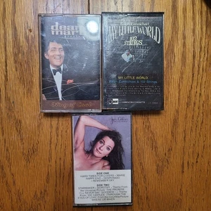 Judy Collins Dean  Martin Ralph Carmichael Cassette Lot 3 Easy Listening 70s 80s - Picture 1 of 5