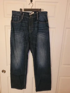 Jeans rectos BKE Seth para hombre 38x33 38L azul denim occidental - Imagen 1 de 10