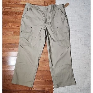 Duluth Trading Men's Flex Fire Hose Cargo Pants Work Pants Beige 44x30 - Picture 1 of 11