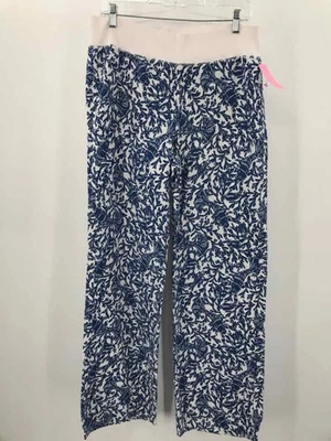 Pre-Owned Lilly Pulitzer Blue Size Large Pull On Printed Pants - Image 1 of 3