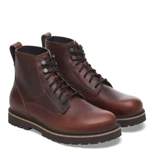 BIRKENSTOCK HIGHWOOD LACE MID HERREN CHOCOLATE NORMALE/WEITE STIEFEL BRAUN - Bild 1 von 4