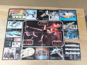 VINTAGE STAR WARS - B-WING POSTER / LEAFLET - ROTJ - Picture 1 of 4
