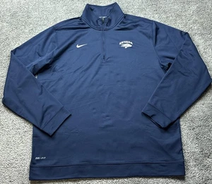 Pullover Nevada Wolf Pack Para Hombres XL Azul NCAA Fútbol Nike Dri Fit Cuarto Cremallera - Imagen 1 de 16