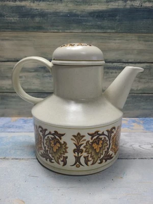 Vintage Midwinter Woodland Lidded Tea Coffee Pot 1970’s Stonehenge Pottery - Image 1 of 4