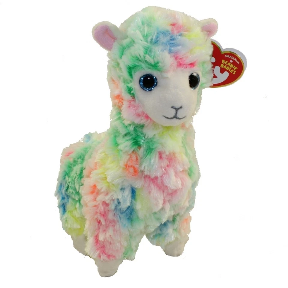 TY Beanie Baby - LOLA the Rainbow Llama (6 inch) - MWMTs Stuffed Animal Toy - Image 1 of 1