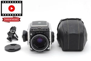 Rare[N MINT w/ Case & Strap] Zenza Bronica Model C Nikkor-P 75mm f2.8 Lens JAPAN - Picture 1 of 24