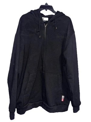 VATRENUS FR Sudaderas con capucha para hombre Cremallera frontal resistente al fuego 100 % algodón polar XL Foto 1 de 4