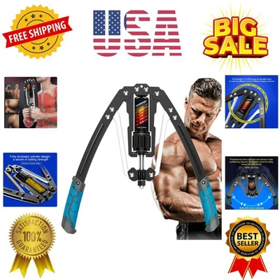 Ejercitador de brazo Twister - Potencia hidráulica ajustable 22-440 lb, expansión de pecho en casa... Foto 1 de 4
