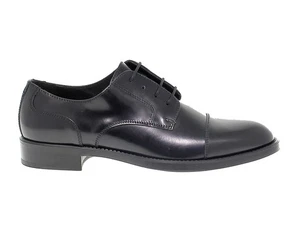 Lace-up shoes Antica Cuoieria 20622 in black brushed - Men's Shoes - Picture 1 of 5