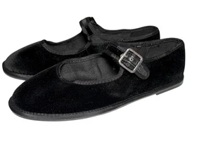 Universal Thread Mary Jane Ballet Flats Women's 7.5 Velvet Velveteen Flocked - Picture 1 of 8