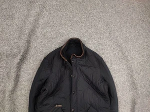 Barbour powell navy blue insulated with fleece quilted Jacket - Picture 1 of 22