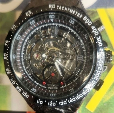 Men's Automatic Mechanical movement Winner Watch with tachymeter NEW - Image 1 of 4