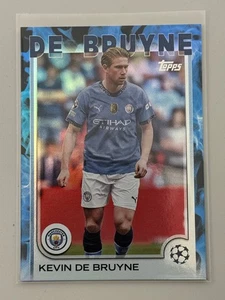 Kevin De Bruyne Manchester City 18/125 Blue Inferno 24/25 Topps UCC Flagship #17 - Picture 1 of 3