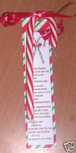 24 LEGEND DES SCHOKORIEGELS Weihnachtslesezeichen für CCD, Sonntagsschule, Geschenke - Bild 1 von 2