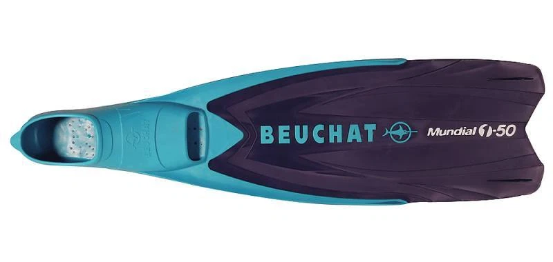 BEUCHAT - Mundial One-50 - die Apnoe-, Schnorchel- und Tauchflosse - Blau - Bild 1 von 1