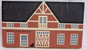 The Cat's Meow Fall Series Golden Lamb Buttery Signed 1990 Faline Jones - Picture 1 of 13