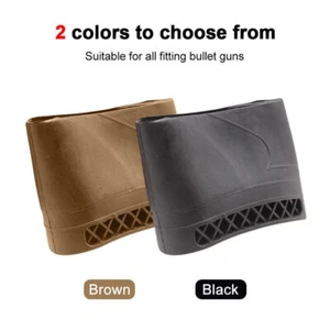 Rifle Shotgun Slip on Rubber Recoil Pad Butt Rubber Gun Protector Stock - Picture 1 of 6