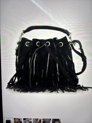 Bolso con flecos de cadena Ysl Emmanuele Foto 1 de 4