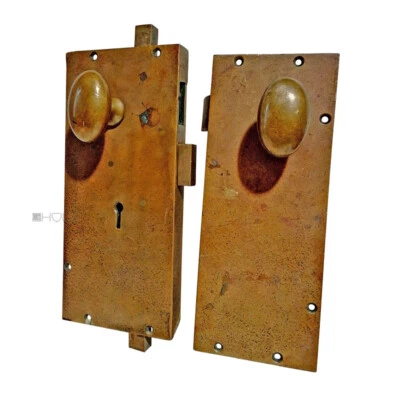 Serrure De Porte En Laiton Marley Angleterre Art Déco - Photo 1/4