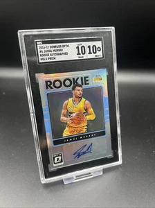 16-17 Panini Donruss Rookie Auto Holo Silver Prizm #6 Jamal Murray SGC 10/10 - Picture 1 of 2