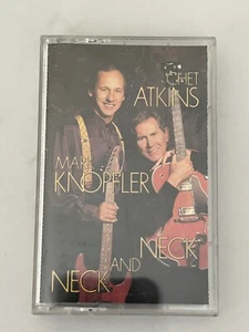 CHET ATKINS MARK KNOPFLER NECK AND NECK Cassette Tape OG 1990 Rock Folk Rare - Picture 1 of 1