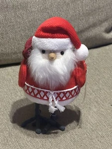 Target Featherly Friends Birds Christmas Santa Bird Figure - Picture 1 of 4