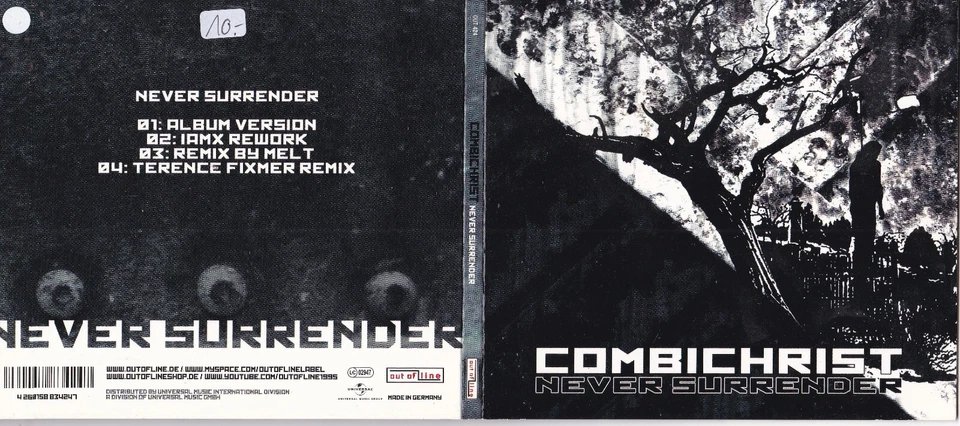 Combichrist -Never Surrender- CDEP (Digipak) Out Of Line near mint - Bild 1 von 1