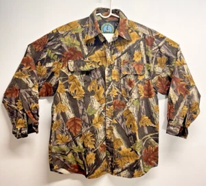 Master Sportsman Camo Shirt Men's L Rugged Outdoor Gear by Prestige Long Sleeve - Picture 1 of 7