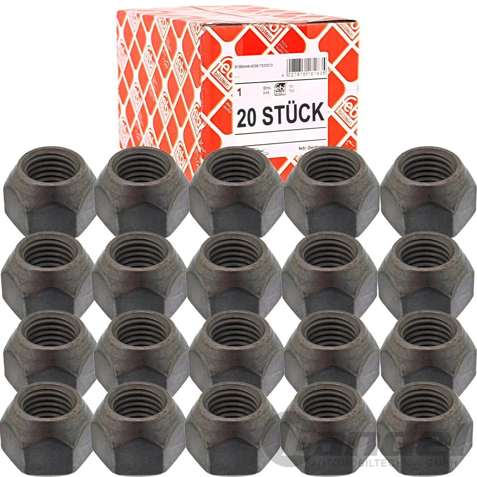 febi bilstein 40247 Radmutter für Stahlfelge (Vorderachse, Hinterachse) - FORD