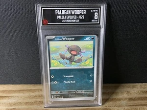 TCCG ERROR Wooper Sits High/Showcase ** Paldea Evolved Common NM/MINT 1/1 - Picture 1 of 2