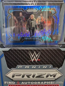 2024 Panini Prizm WWE Blaster Blue Pulsar Paul Ellering /75 - Picture 1 of 2