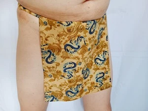Ropa Interior Tradicional Japonesa 100% Algodón Ecchu Fundoshi Dragones Japoneses - Imagen 1 de 7