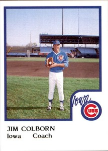 1986 Iowa Cubs ProCards 7 Jim Colborn Pitching Coach Santa Paula Ventura CA Card