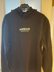 Black Barbour Hoodie Sweatshirt - Picture 1 of 3