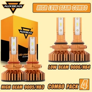For Chevy C2500 C3500 K2500 Pickup Truck White 6500K LED Headlight Bulbs Kit 4x - Picture 1 of 12