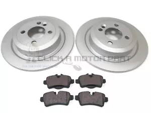 MINI 1.6 JOHN COOPER WORKS JCW R55 R56 R57 06-14 REAR 2 BRAKE DISCS 280MM & PADS - Picture 1 of 1