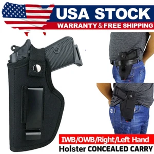 Gun Holster Tactical Concealed Carry Left/right Hand Pistol IWB OWB Universal - Picture 1 of 8