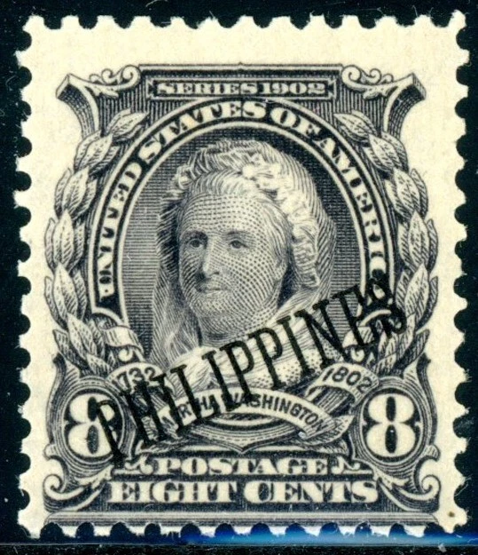 USA PHILIPPINES 232 MARTHA WASHINGTON NH F-VF - Image 1 of 1