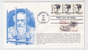 TurtlesTradingPost- Dorothy Dix- Great Americans  1983 #1844- FDC KMC Venture - Picture 1 of 1