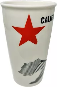 Tazza bicchiere ceramica da viaggio Starbucks California Bear Flag 2015 12 oz senza coperchio - Foto 1 di 5