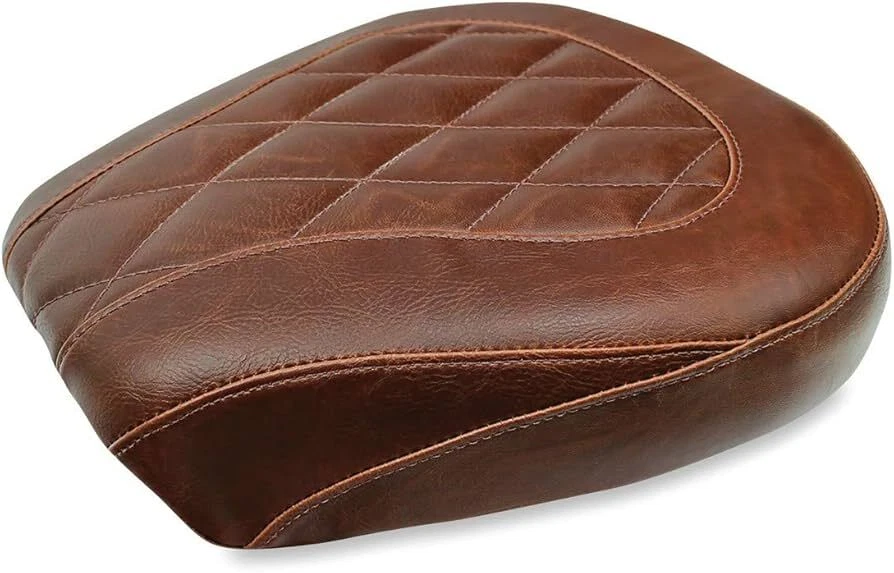 Asiento de pasajero delantero Mustang 76709 marrón ancho Tripper para Harley Dyna 06-17 Foto 1 de 1
