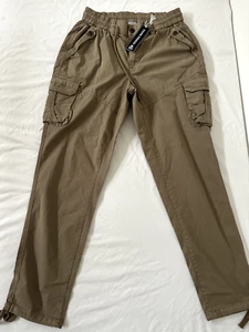 Four Steeds Large Brown Men's Cargo Pants ~ 28x31.5" - Picture 1 of 11