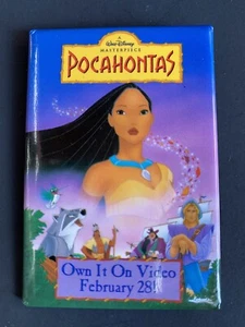 Walt Disney Pocahontas - Own It On Video - Promotional Pinback button - Picture 1 of 3