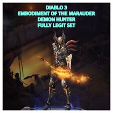 DIABLO 3-PS4/5-DEMON HUNTER PRIMAL EMBODIMENT OF THE MARAUDER FULLY LEGIT SET