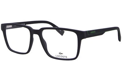 Lacoste L2936 002 Eyeglasses Men's Matte Black Full Rim Rectangle Shape 54mm - Image 1 of 4