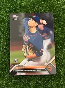 KODAI SENGA Topps Now 923 RC 2nd Mets Rookie To Record 200 K's In A Season NYM - Picture 1 of 2