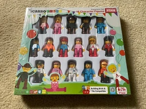 Picasso Tiles 16 Character Figures Expansion Set PTA08 New Sealed - Picture 1 of 4