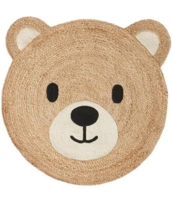 Hand Woven Carpet Braided Rug Decorative Jute Rugs for Farmhouse Modern Area Rug - Image 1 of 3